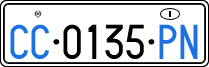 License plate of Italy, Diplomatic