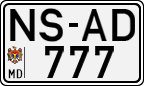 License plate of Moldova, Cars (1992)