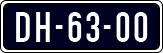 License plate of the Netherlands, Imported oldtimers (cars)