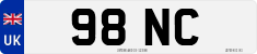 License plate of the United Kingdom, 1932 year system