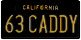 California, Vanity Plates