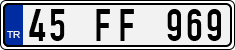 License plate of Turkey, Regular plates