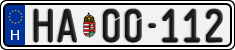 license plates of Hungary, Specialty plates (2022)