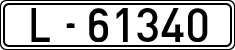 License plates of Spain, 1900 year series