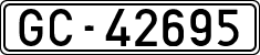 License plates of Spain, 1900 year series