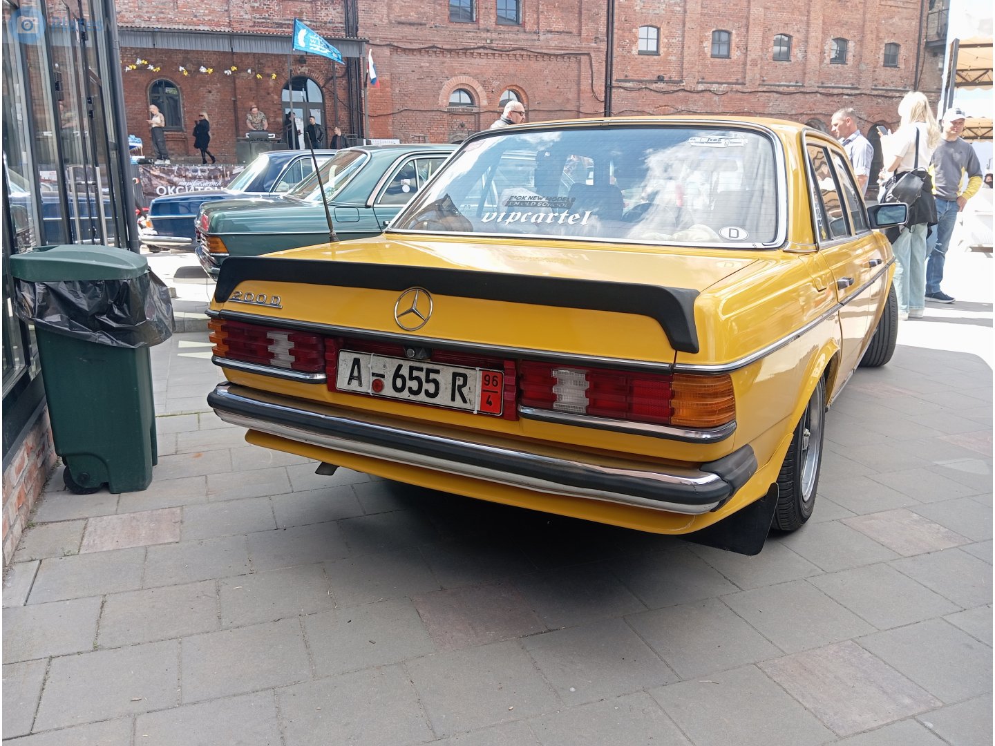 A 655 R, License plate without vehicle 