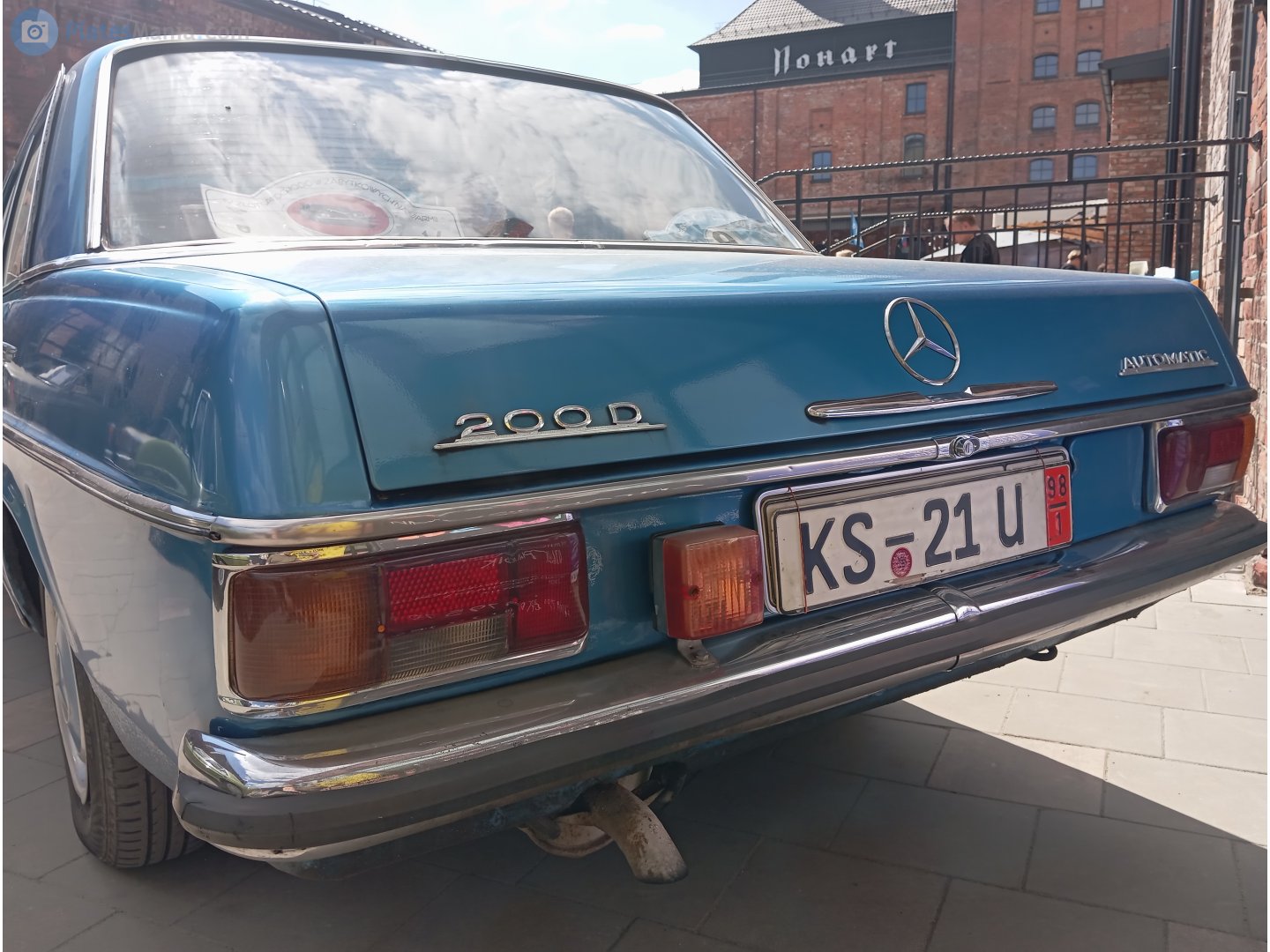 KS 21 U, License plate without vehicle 