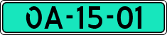 License plate of the Netherlands, Dealer (Trailers)