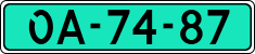 License plate of the Netherlands, Dealer (Trailers)