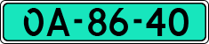 License plate of the Netherlands, Dealer (Trailers)