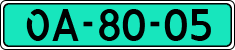 License plate of the Netherlands, Dealer (Trailers)