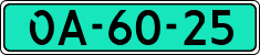 License plate of the Netherlands, Dealer (Trailers)
