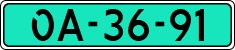 License plate of the Netherlands, Dealer (Trailers)