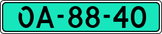 License plate of the Netherlands, Dealer (Trailers)