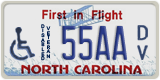 North Carolina, Disabled Veteran (XXXX)