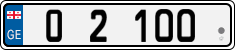 License plate of Georgia, Vanity Plates