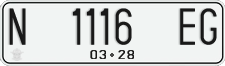 License plate of Indonesia, Regular plates