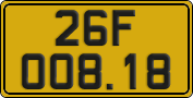 License plate of Vietnam, Commercial vehicles
