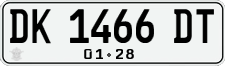 License plate of Indonesia, Regular plates