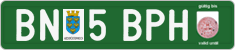 License plate of Austria, Export transit plates