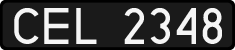 License plates of Poland, 1976 year system
