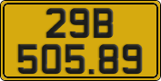 License plate of Vietnam, Commercial vehicles