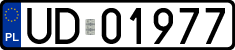 License plates of Poland, Military