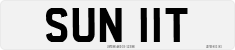 License plate of the United Kingdom, 1963 year system