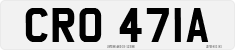 License plate of the United Kingdom, 1963 year system