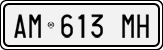 License plate of Italy, Cars (1994 year series)
