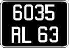 French license plate, FNI