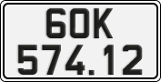 License plate of Vietnam, Cars