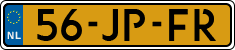 License plate of the Netherlands, Cars