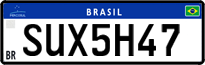 License plate of Brazil, Private owners (Mercosul)