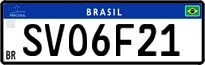 License plate of Brazil, Private owners (Mercosul)