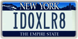 New York, Vanity Plates