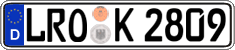 German license plate, Regular plates