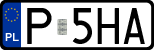 License plates of Poland, Regular car plates