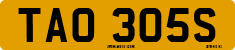License plate of the United Kingdom, 1963 year system