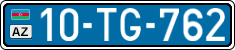 License plate of Azerbaijan, Public transport