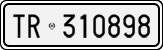 License plate of Italy, Cars (1927 year series)