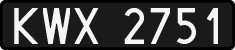 License plates of Poland, 1976 year system