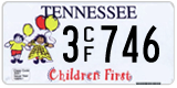 Tennessee, Specialty plates (AB 1234 / 1234 AB / 1AB 234 / 12 AB 34)