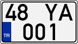 License plate of Turkey, Regular plates
