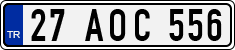 License plate of Turkey, Regular plates