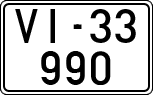 License plates of Spain, 1900 year series