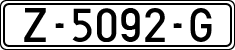 License plates of Spain, 1971 year series