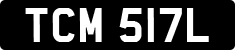 License plate of the United Kingdom, 1963 year system