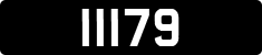 License plate of Guernsey, Regular plates