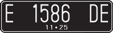 License plate of Indonesia, Regular plates